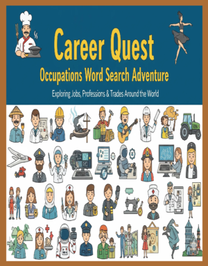 Career Quest Occupations Word Search – 64 Puzzle Collection (Digital)