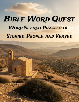 Bible Word Quest – 64 Large Print Word Search (Digital Download)