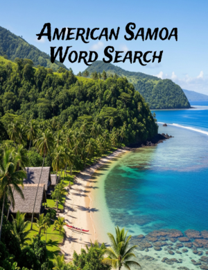 American Samoa - 64 Large Print Word Searches (Digital)