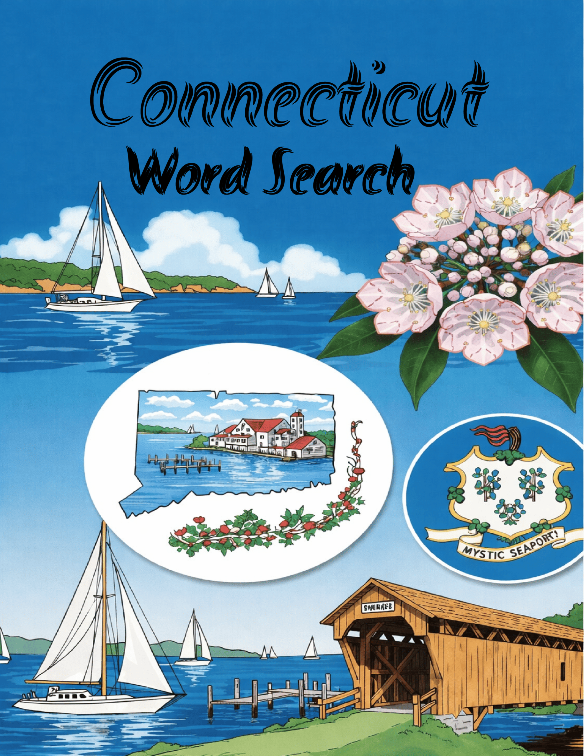 Connecticut Word Search Cover