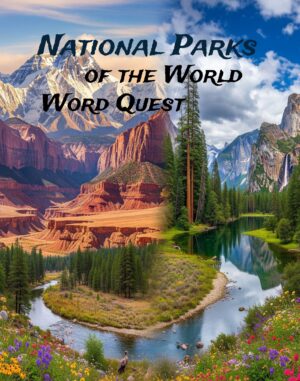 National Parks of the World – 64 Large Print Word Searches (Digital)