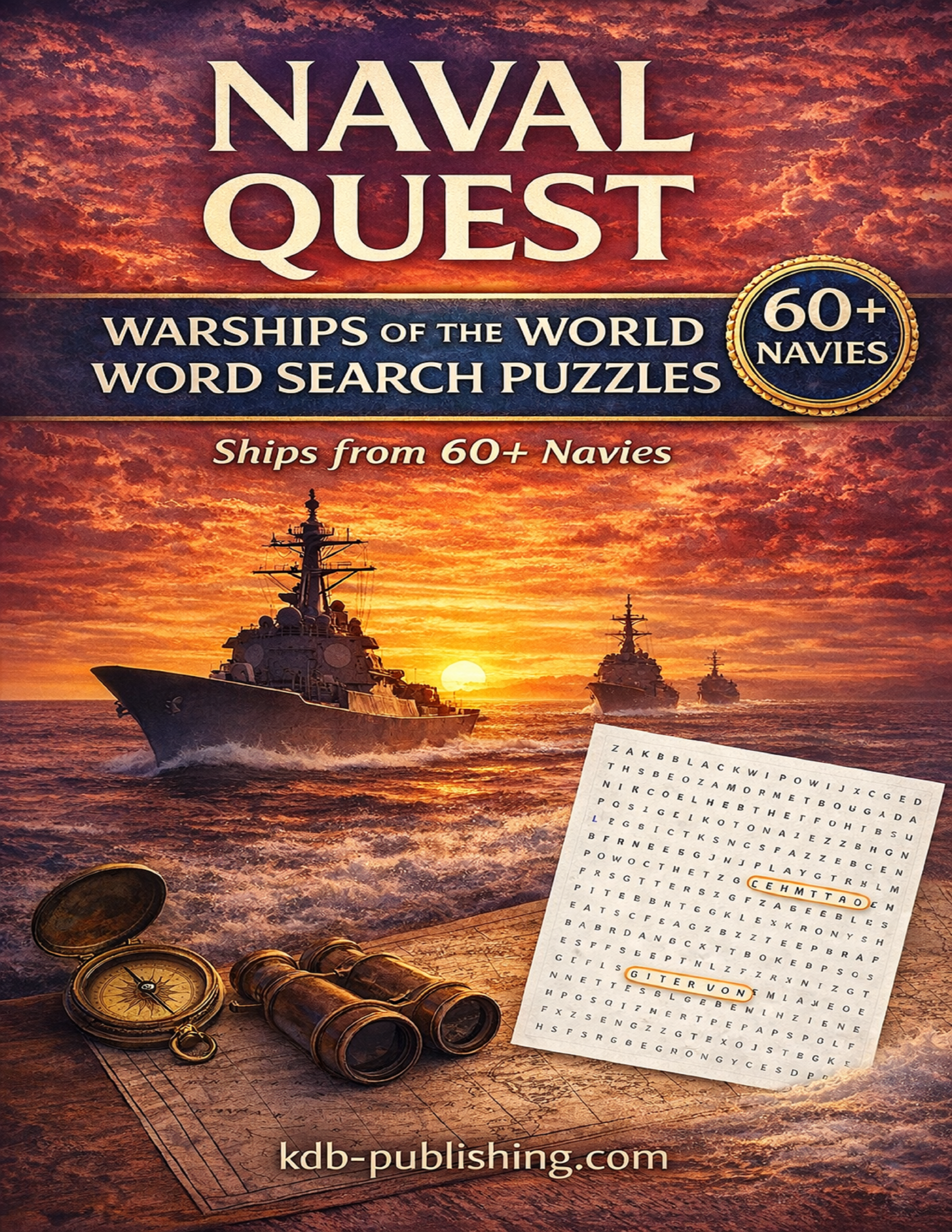 Naval Quest – Warships of the World Word Search Puzzles (Paperback)