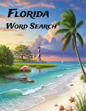 Florida - 64 Large Print Word Searches (Digital)