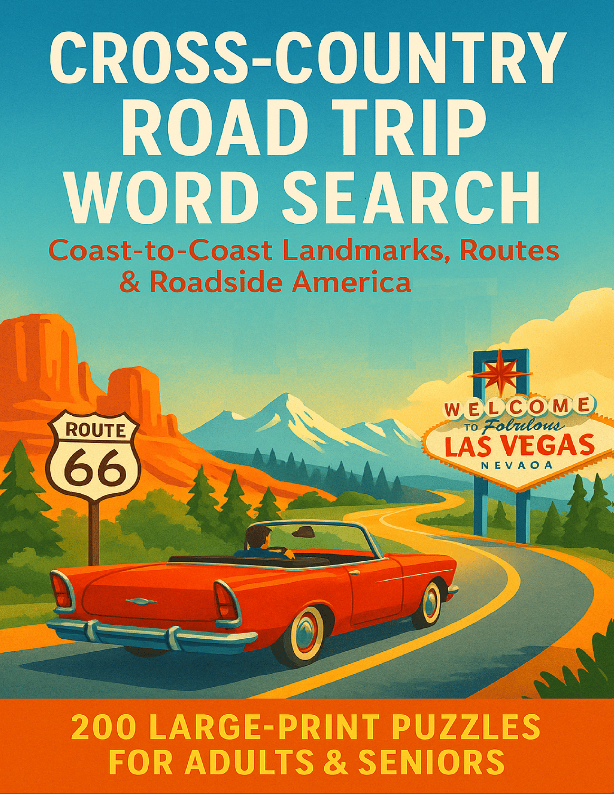 Cross-Country Road Trip Word Search – 200