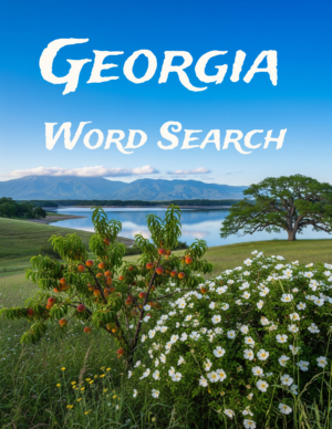 Georgia - 64 Large Print Word Searches (Digital)