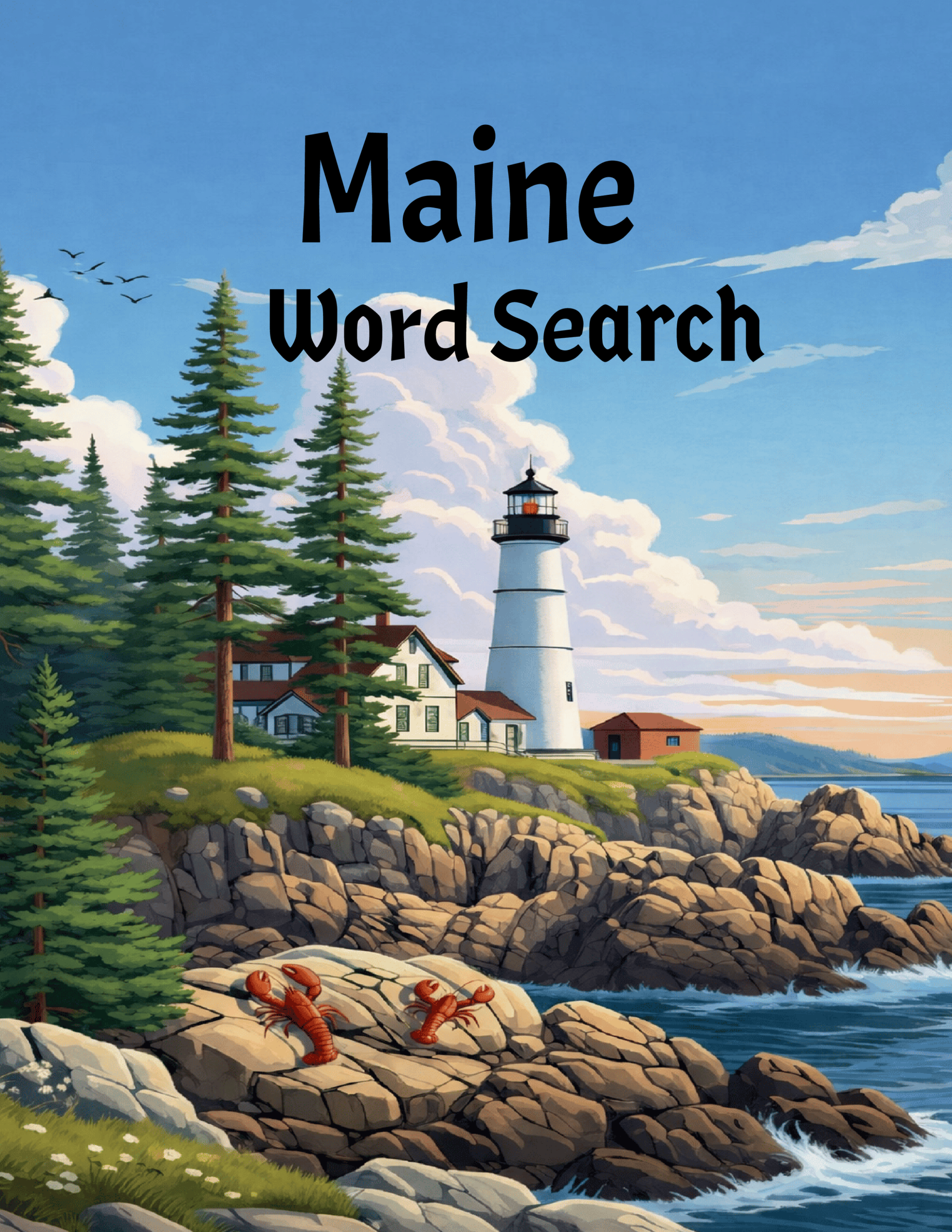 Maine Word Search Cover