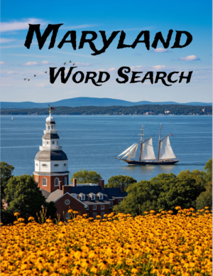Maryland - 64 Large Print Word Searches (Digital)