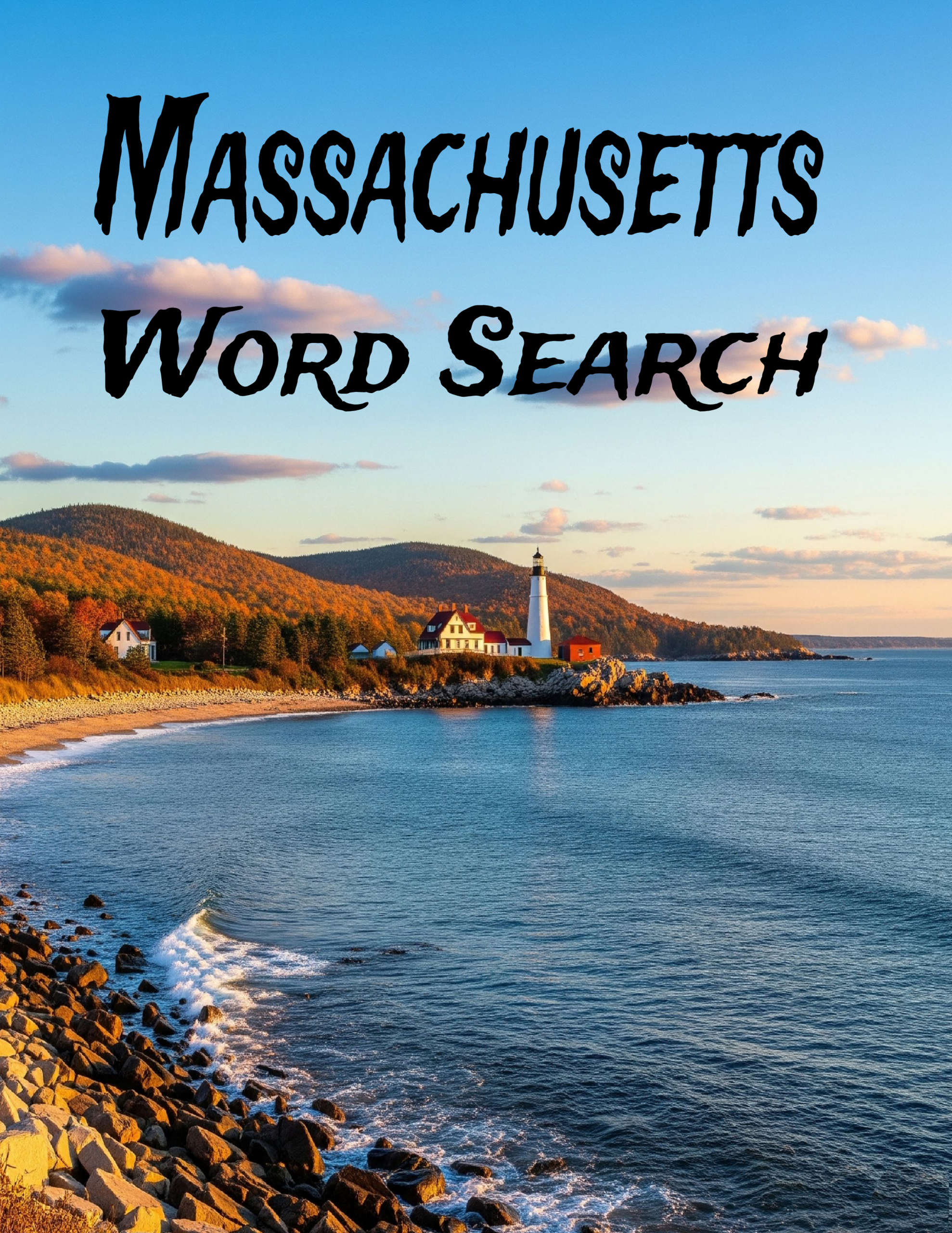 Massachusetts Word Search Cover