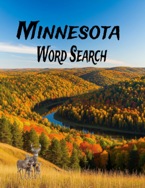 Minnesota - 64 Large Print Word Searches (Digital)