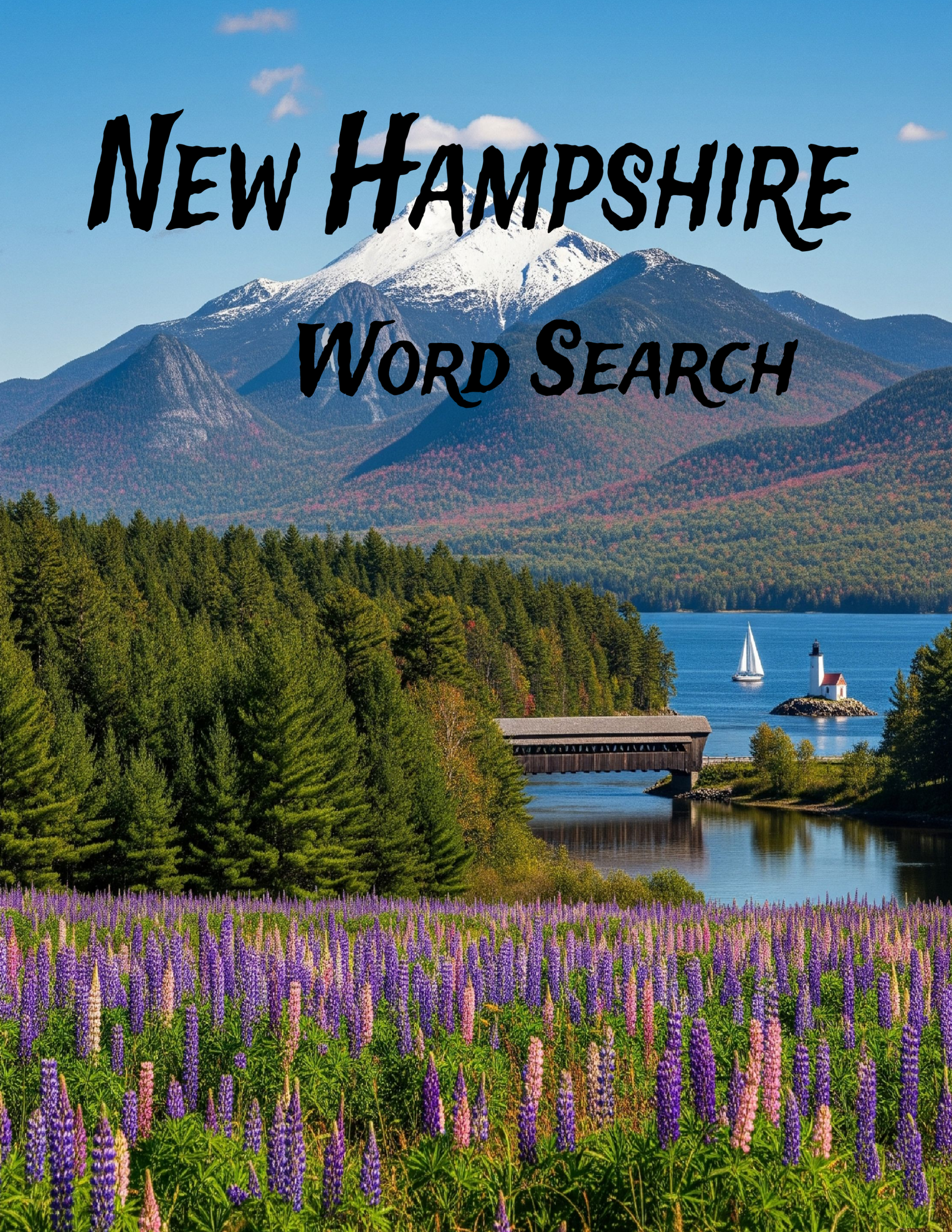 New Hampshire Word Search Cover