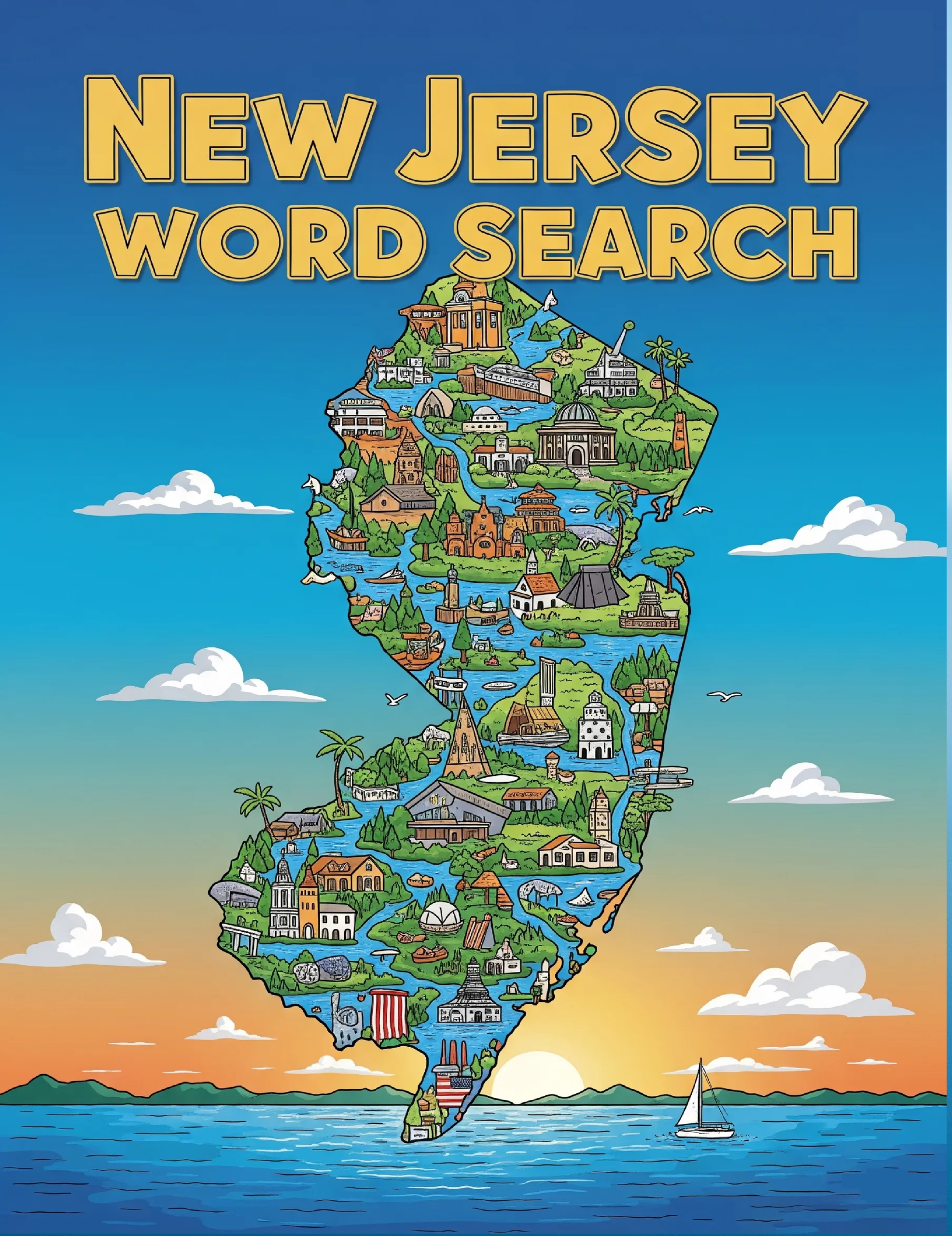 New Jersey Word Search Cover