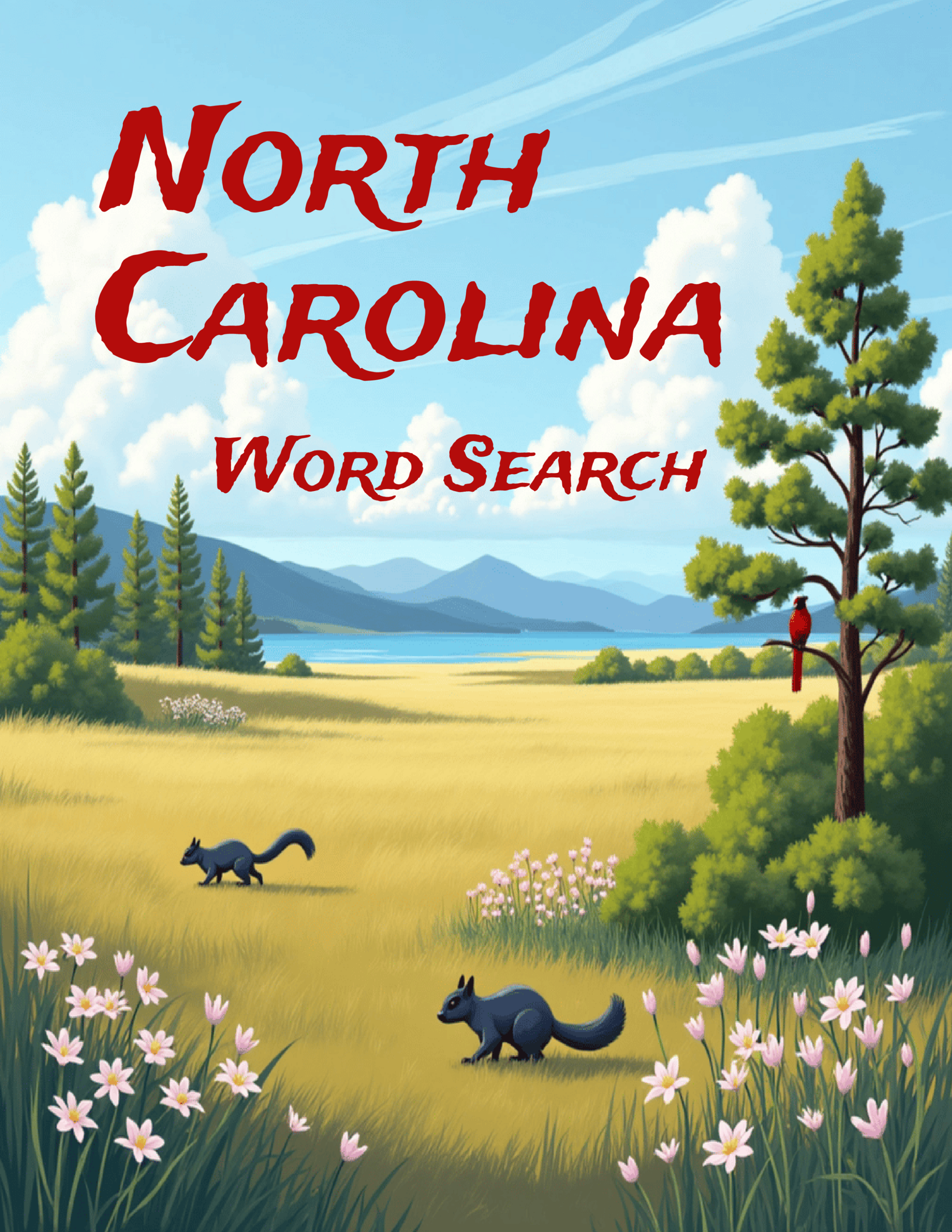 North Carolina Word Search Cover