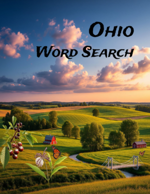 Ohio - 64 Large Print Word Searches (Digital)