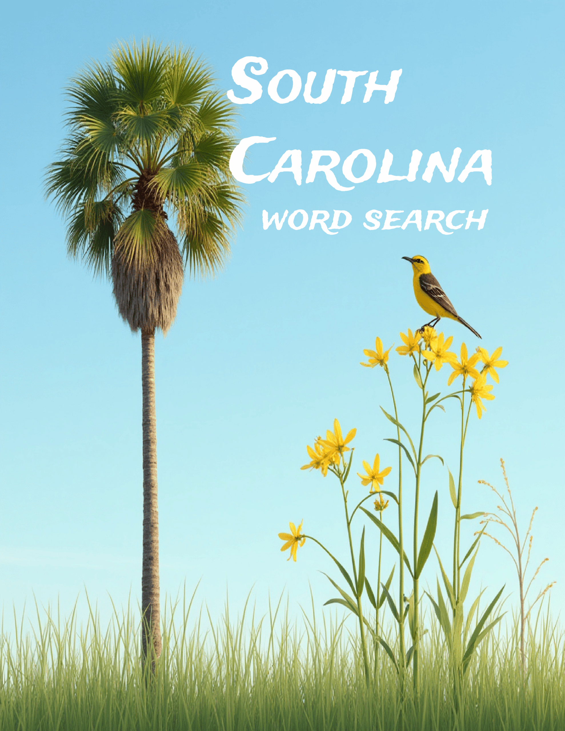 South Carolina Word Search Cover