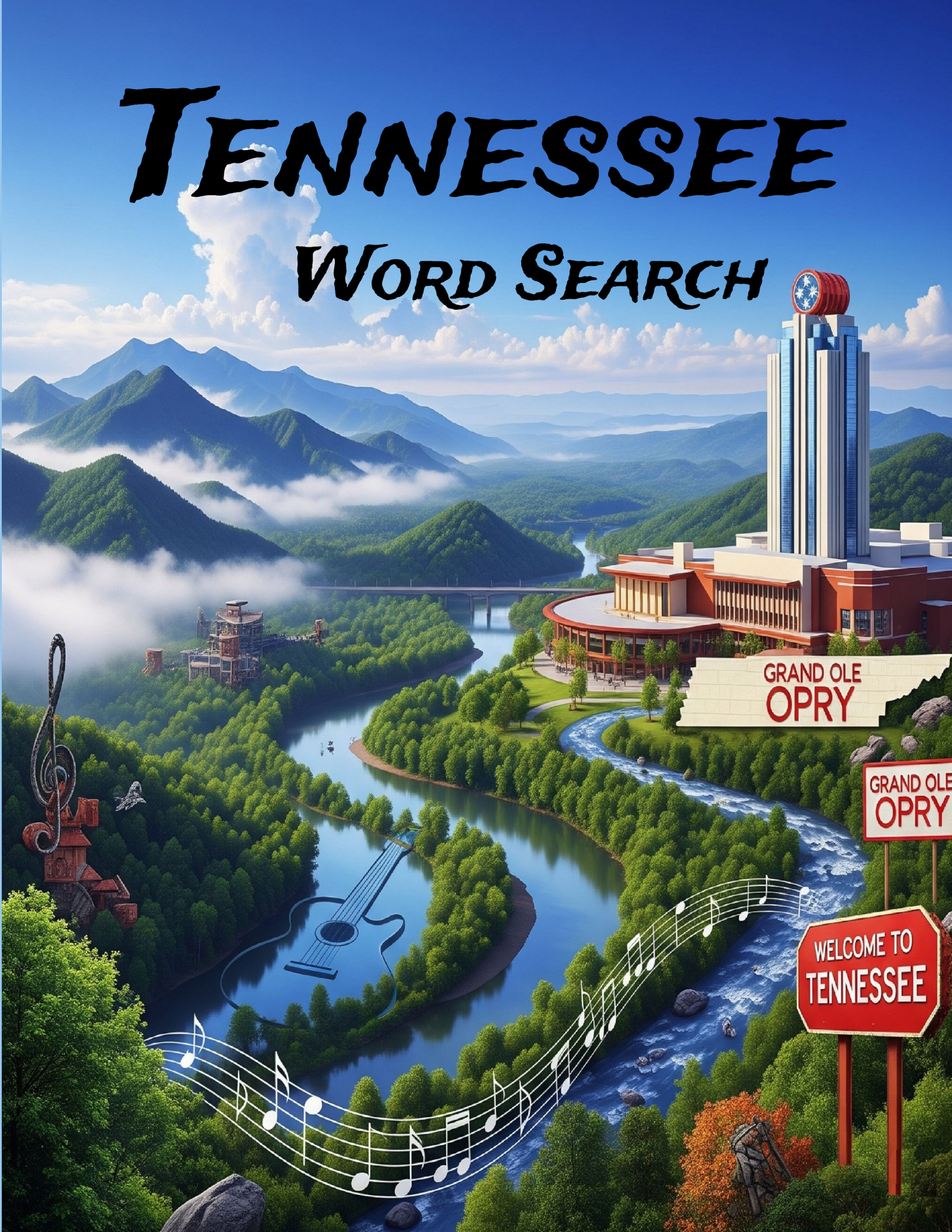 Tennessee Word Search Cover
