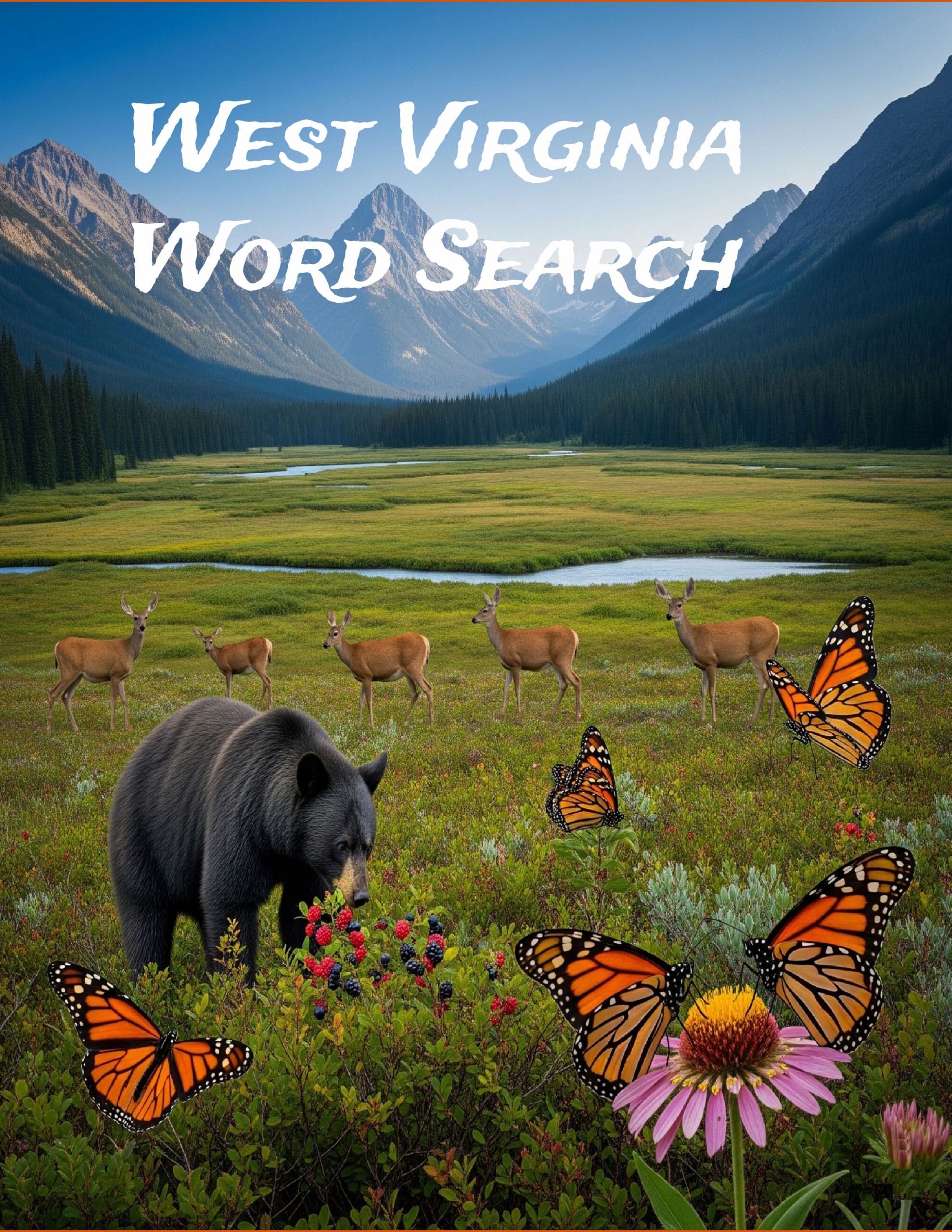 West Virginia Word Search Cover