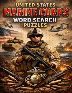 U.S. Marine Corps MOS - 64 Large Print Word Searches (Digital)
